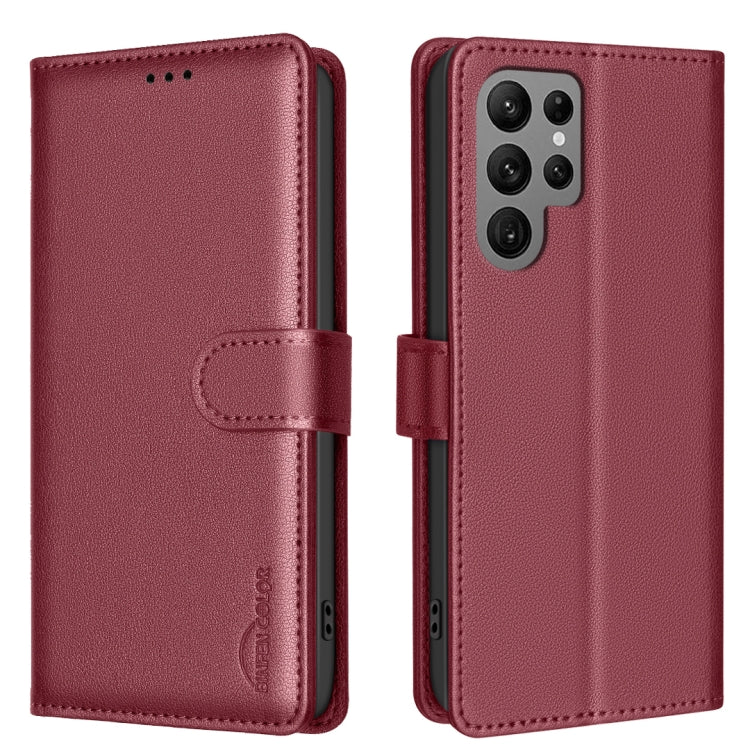 Custodia pelle PU con blocco RFID per Samsung Galaxy S25 Edge e Ultra 5G - dettaglio 13