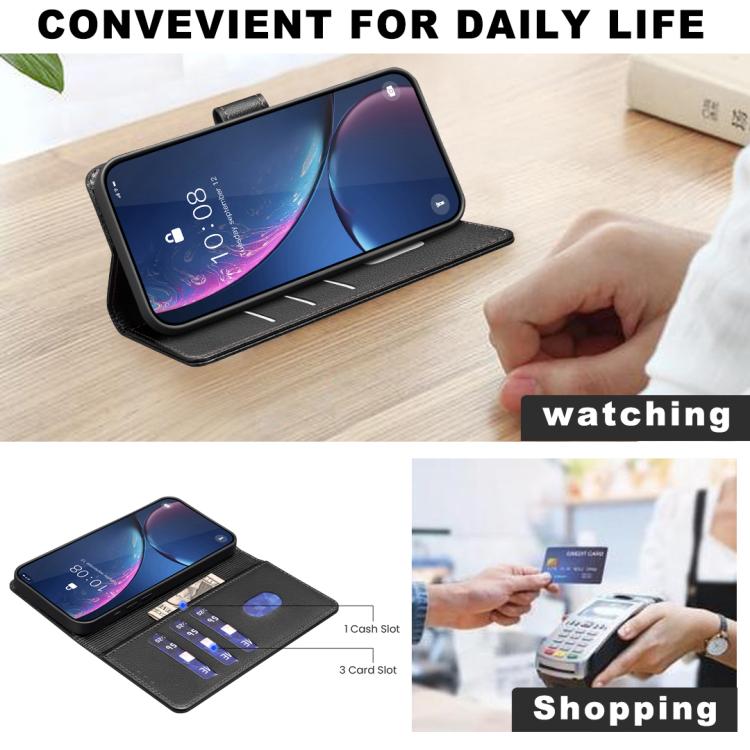 Custodia pelle PU con blocco RFID per Samsung Galaxy S25 Edge e Ultra 5G - dettaglio 5