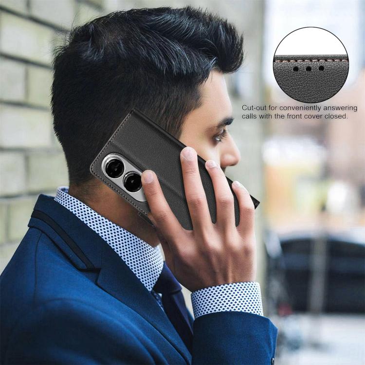 Custodia pelle PU con blocco RFID per Samsung Galaxy S25 Edge e Ultra 5G - dettaglio 7