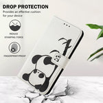 Custodia in pelle con motivo colorato per iPhone 15 Plus