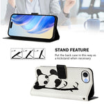 Custodia in pelle con motivo colorato per iPhone 16e 17e