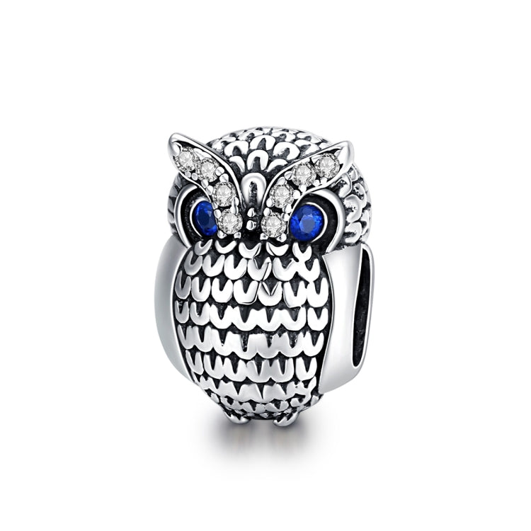Perline gufo in argento sterling 925 per gioielli fai-da-te