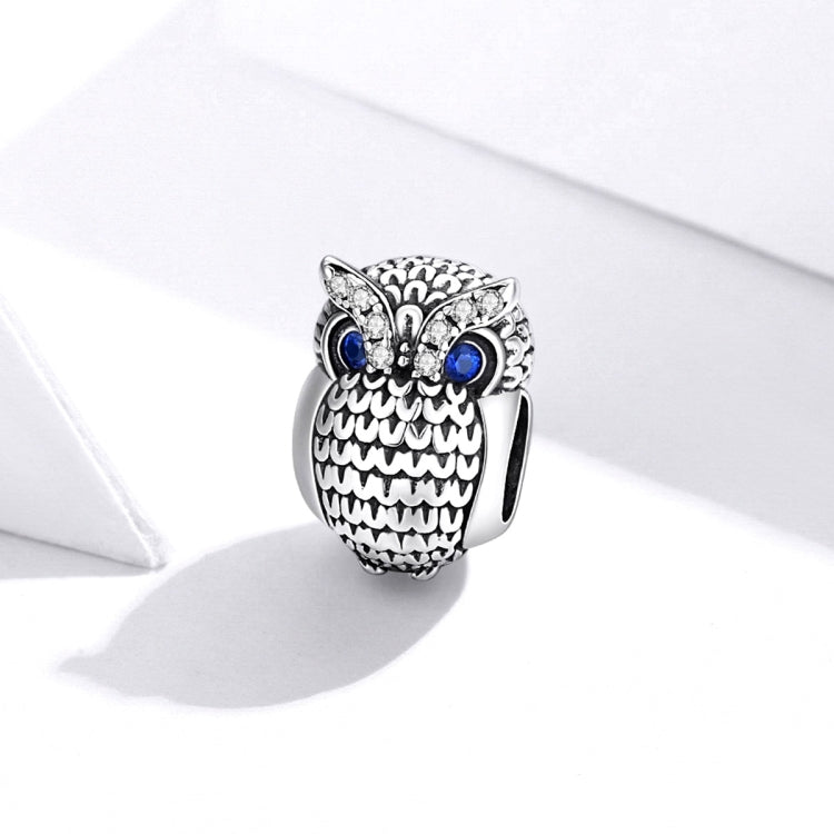 Perline gufo in argento sterling 925 per gioielli fai-da-te