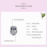 Perline gufo in argento sterling 925 per gioielli fai-da-te