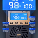 Lampada polimerizzazione UV 7" Qianli UVC17 con timer
