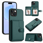 Borsa per carte con bottone RFID Custodia antifurto per telefono, For iPhone 14 Plus, For iPhone 14, For iPhone 14 Pro, For iPhone 14 Pro Max