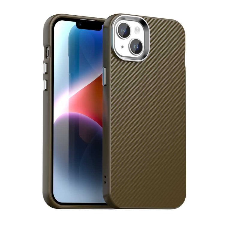 Custodia in fibra di carbonio per iPhone 14 e 15