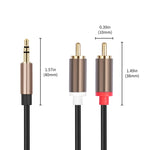 Connettore audio 3,5 mm maschio a 2 RCA maschio 1-3 m