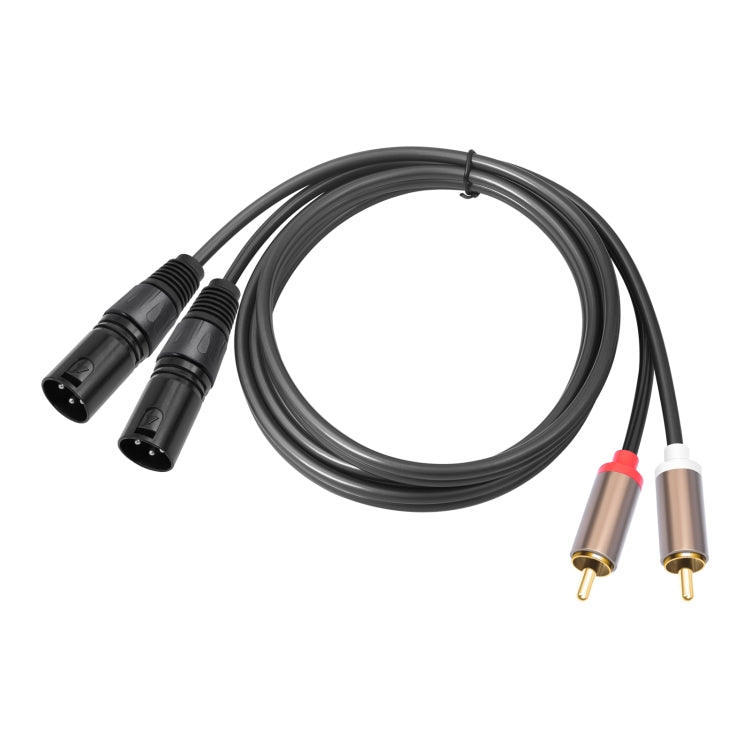 Cavo audio bilanciato 2 RCA maschio a 2 XLR maschio 1.5m 3m