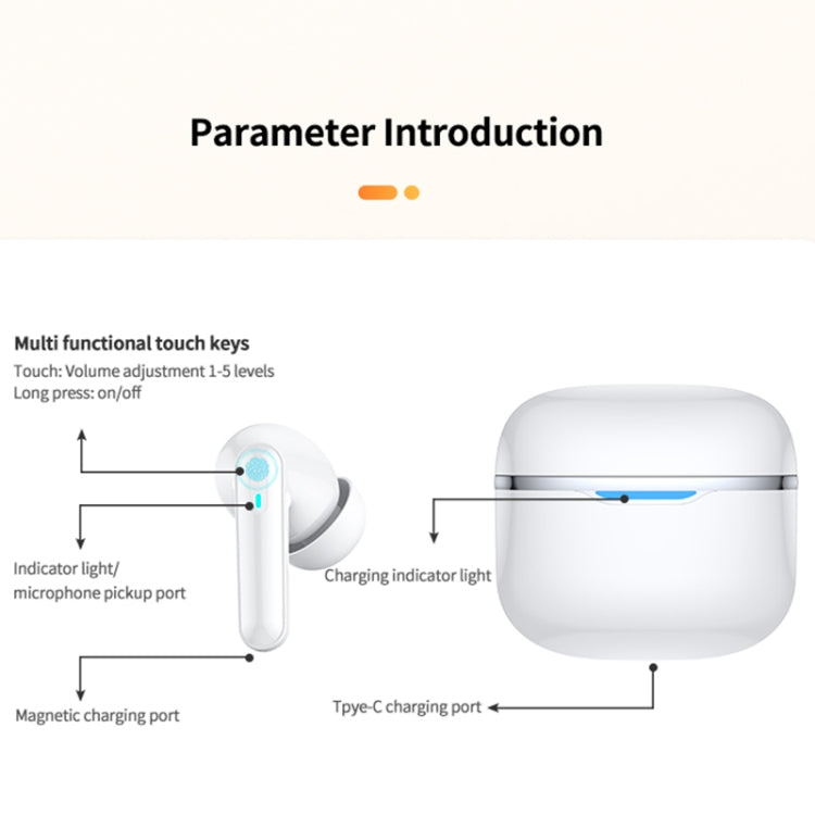 Apparecchio acustico in-ear Bluetooth 5.3 con regolazione AI - immagine 14