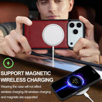 Custodia per telefono LC.IMEEKE 2 in 1 RFID Magsafe, For iPhone 17e / 16e, For iPhone 17 Pro Max, For iPhone 17 Pro, For iPhone 17