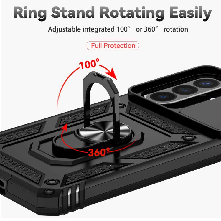 Custodia con supporto scorrevole Camshield per Samsung Galaxy A57 5G e Galaxy