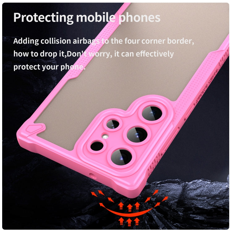 Custodia Armor Glaze PC Hybrid TPU per Samsung Galaxy S23 Ultra, S23+, S23 e S22