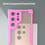 Custodia Armor Glaze PC Hybrid TPU per Samsung Galaxy S23 Ultra, S23+, S23 e S22