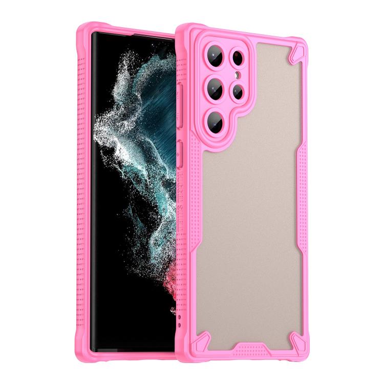 Custodia Armor Glaze PC Hybrid TPU per Samsung Galaxy S23 Ultra, S23+, S23 e S22