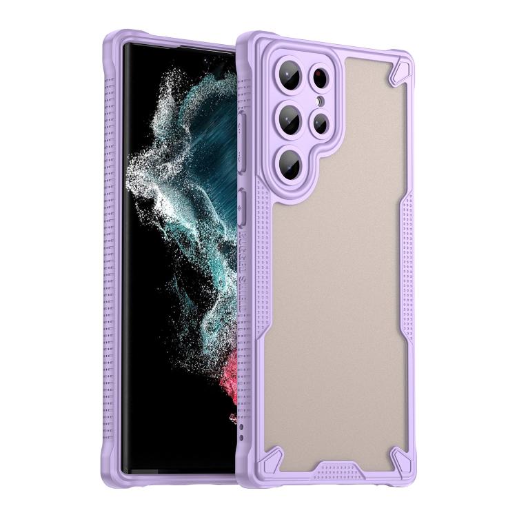 Custodia Armor Glaze PC Hybrid TPU per Samsung Galaxy S23 Ultra, S23+, S23 e S22