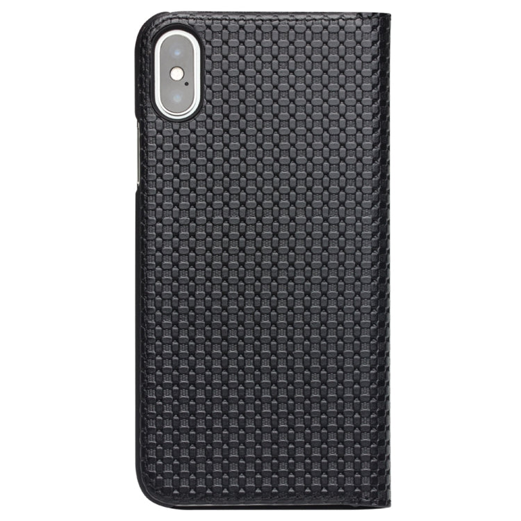 Custodia in pelle QIALINO a ribalta per iPhone XS e X