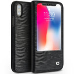 Custodia in pelle QIALINO per iPhone XS e X