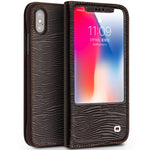 Custodia in pelle QIALINO per iPhone XS e X