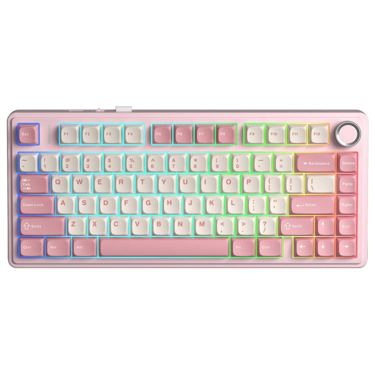 Tastiera meccanica RGB AULA F75 80 tasti cablata e wireless