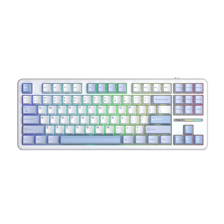 Tastiera meccanica AULA F87 87 tasti RGB cablata e wireless
