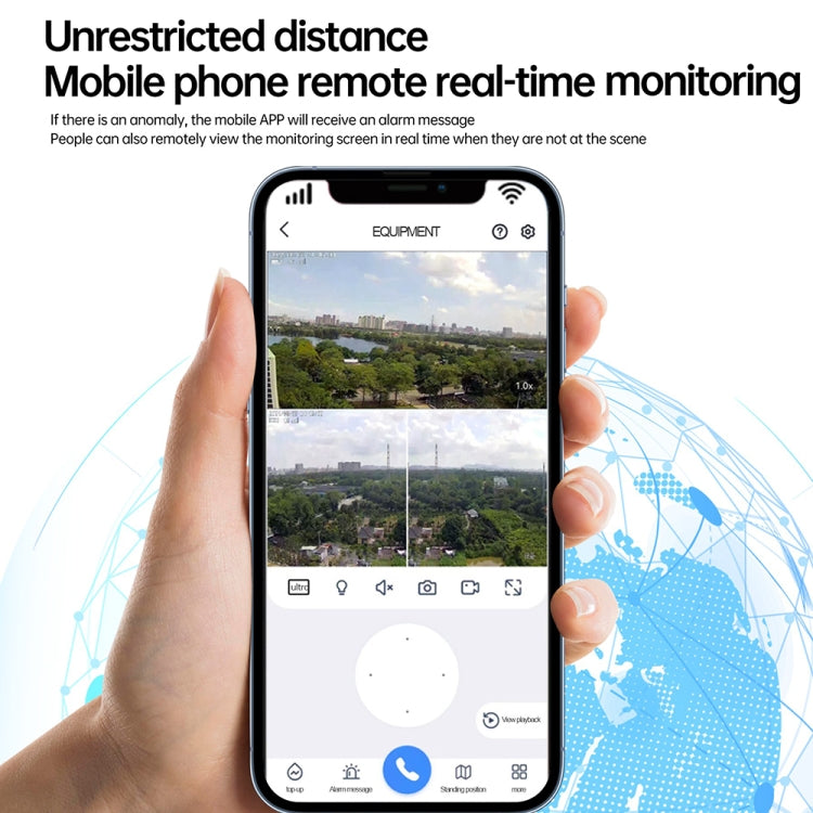 Telecamera HD per esterni WiFi solare 6MP IP66