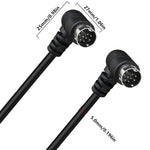 Cavo adattatore audio mini DIN 9 pin doppia curvatura 0.5-3m