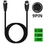 Cavo adattatore mini DIN 9 pin 90° maschio-femmina 0,5-3 m