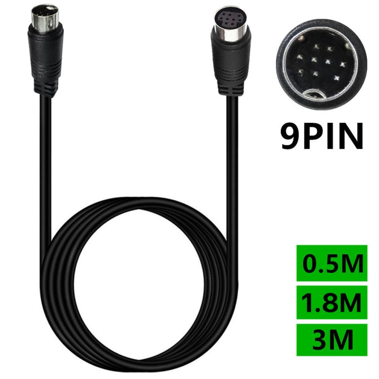 Cavo adattatore mini DIN 9 pin 90° maschio-femmina 0,5-3 m
