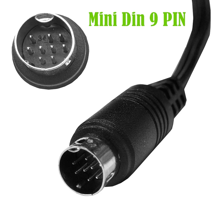 Cavo adattatore mini DIN 9 pin 90° maschio-femmina 0,5-3 m