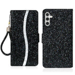 Custodia in pelle glitter per Samsung Galaxy A36 e A16 4G/5G