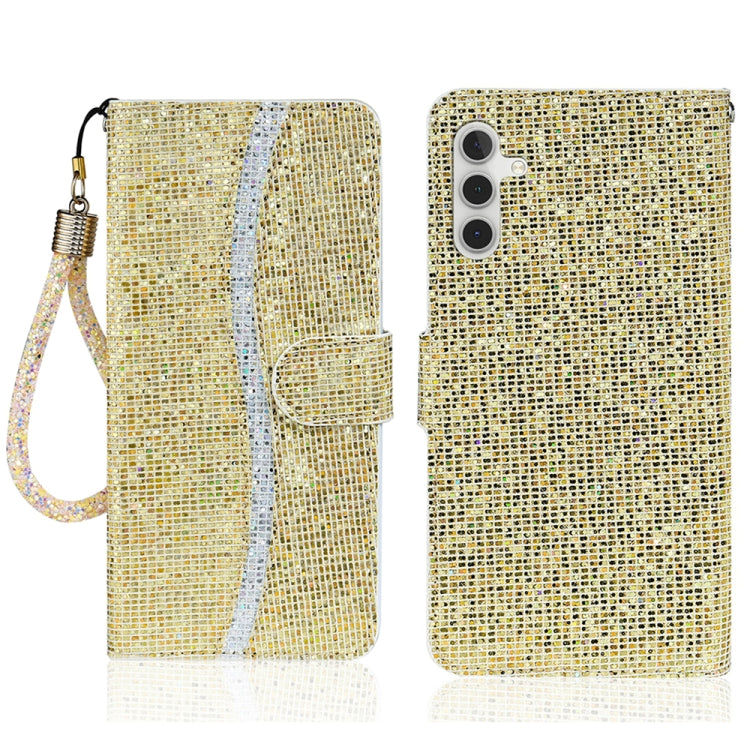 Custodia in pelle glitter per Samsung Galaxy A36 e A16 4G/5G