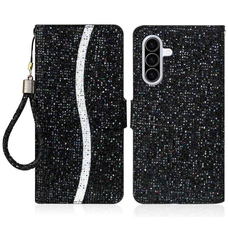 Custodia in pelle glitter per Samsung Galaxy A36 e A16 4G/5G