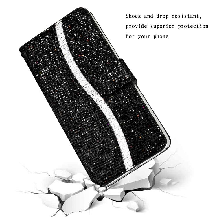 Custodia in pelle glitter per Samsung Galaxy A36 e A16 4G/5G