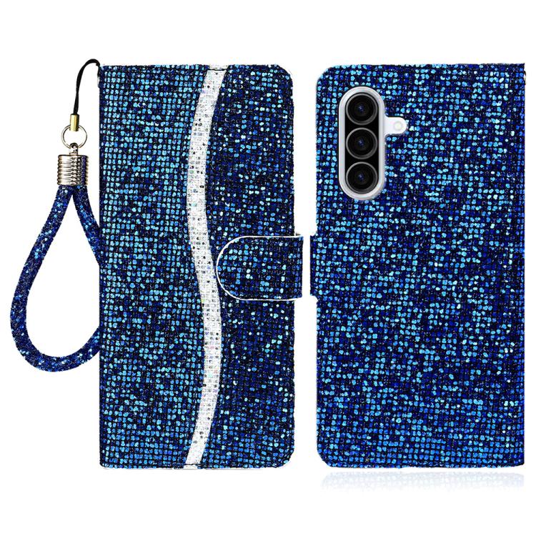 Custodia in pelle glitter per Samsung Galaxy A36 e A16 4G/5G