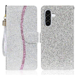 Custodia in pelle glitter per Samsung Galaxy A36 e A16 4G/5G