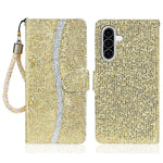 Custodia in pelle glitter per Samsung Galaxy A36 e A16 4G/5G
