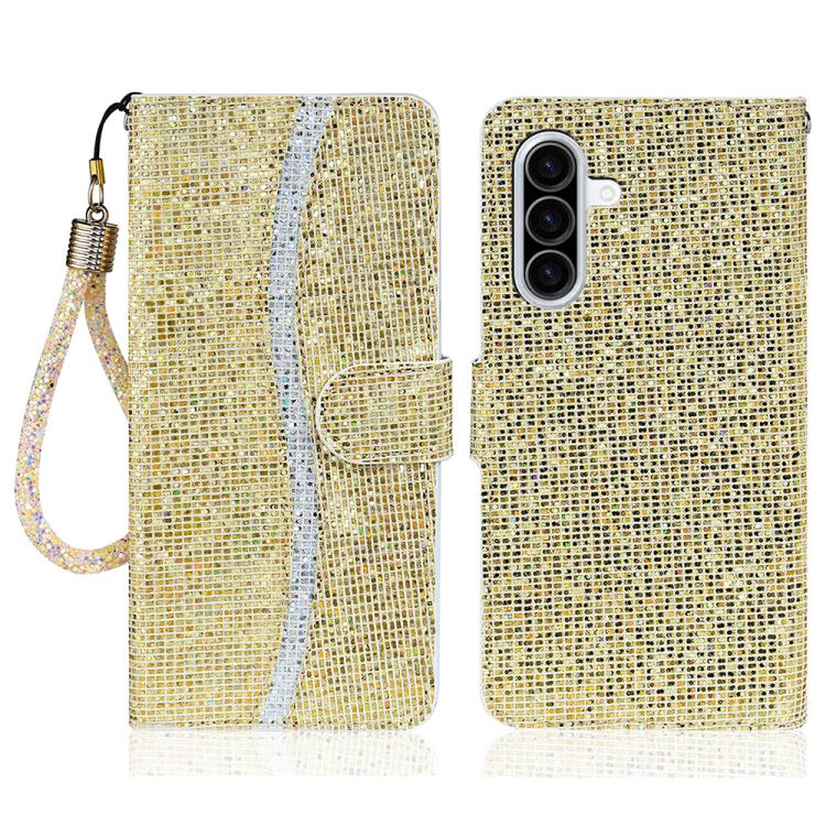 Custodia in pelle glitter per Samsung Galaxy A36 e A16 4G/5G