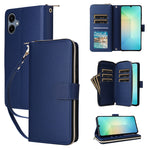 Portafoglio con cerniera e nove slot per carte per Galaxy A08 A06 A07 A57 5G A37