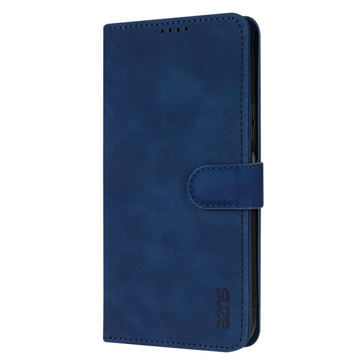 Custodia in pelle di vitello con texture AZNS Skin Feel per Galaxy A08 5G, A18