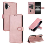 Custodia in pelle di vitello con texture AZNS Skin Feel per Galaxy A08 5G, A18