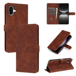 Custodia in pelle di vitello con texture AZNS Skin Feel per Galaxy A08 5G, A18