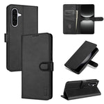 Custodia in pelle di vitello con texture AZNS Skin Feel per Galaxy A08 5G, A18