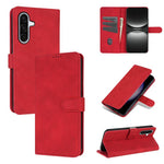 Custodia in pelle di vitello con texture AZNS Skin Feel per Galaxy A08 5G, A18