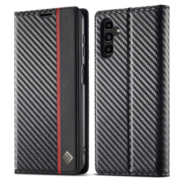 Custodia in pelle e fibra di carbonio per Galaxy A18 5G, Galaxy A18 5G/A18 4G