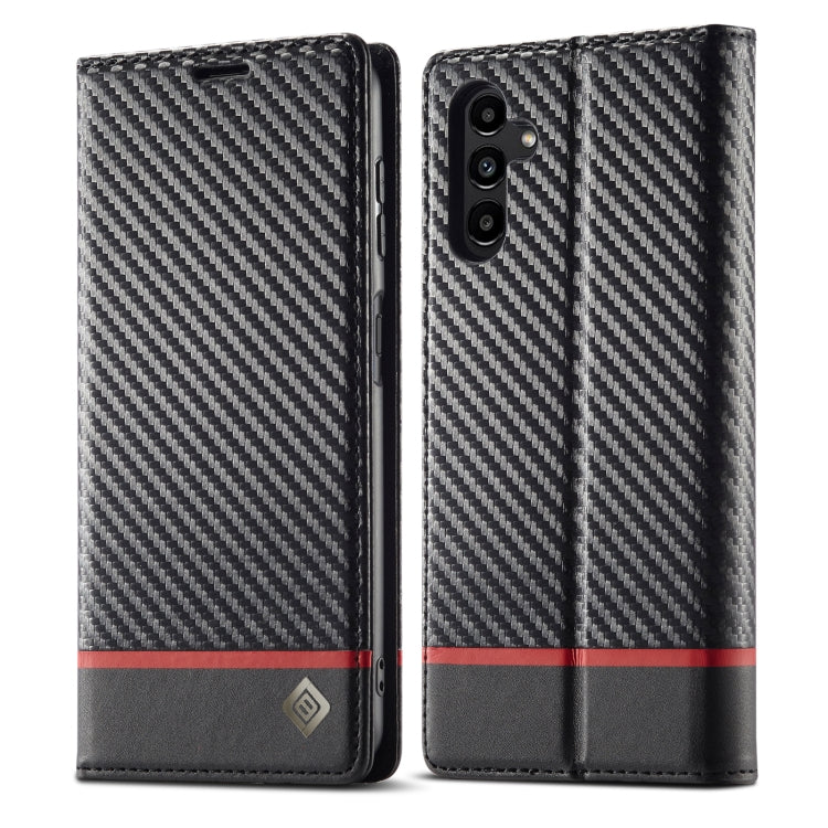 Custodia in pelle e fibra di carbonio per Galaxy A18 5G, Galaxy A18 5G/A18 4G