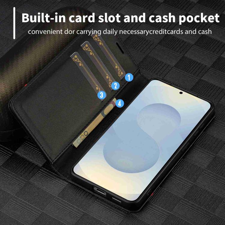 Custodia in pelle e fibra di carbonio per Galaxy A18 5G, Galaxy A18 5G/A18 4G