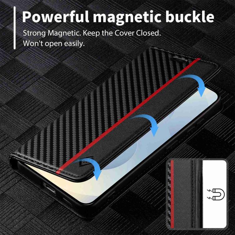 Custodia in pelle e fibra di carbonio per Galaxy A18 5G, Galaxy A18 5G/A18 4G