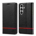 Custodia in pelle e fibra di carbonio per Galaxy A18 5G, Galaxy A18 5G/A18 4G