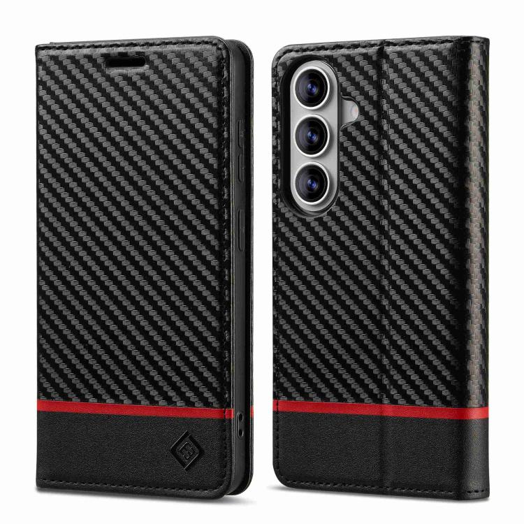 Custodia in pelle e fibra di carbonio per Galaxy A18 5G, Galaxy A18 5G/A18 4G